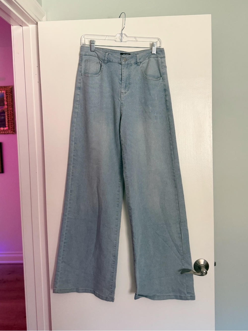 HELLO BELLO Light Blue Wide Leg Women’s Jeans